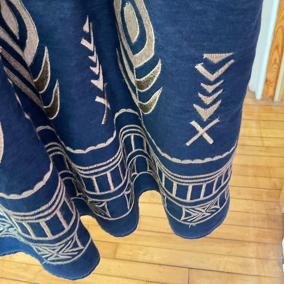 XXL Monsoon London Peacock feather dress blue NWT - Picture 12 of 16